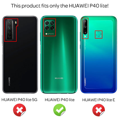 NALIA Panzerhülle für Huawei P40 Lite – Ring-Ständer 360° & Magnet-Halterung Kompatibel – RINGDEFEND (Stoßfestes Outdoor Case) – Marke aus Berlin