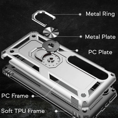 NALIA Panzerhülle für Xiaomi Mi 10 / 10 Pro – Ring-Ständer 360° & Magnet-Halterung Kompatibel – RINGDEFEND (Stoßfestes Outdoor Case) – Marke aus Berlin