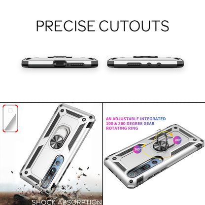 NALIA Panzerhülle für Xiaomi Mi 10 / 10 Pro – Ring-Ständer 360° & Magnet-Halterung Kompatibel – RINGDEFEND (Stoßfestes Outdoor Case) – Marke aus Berlin