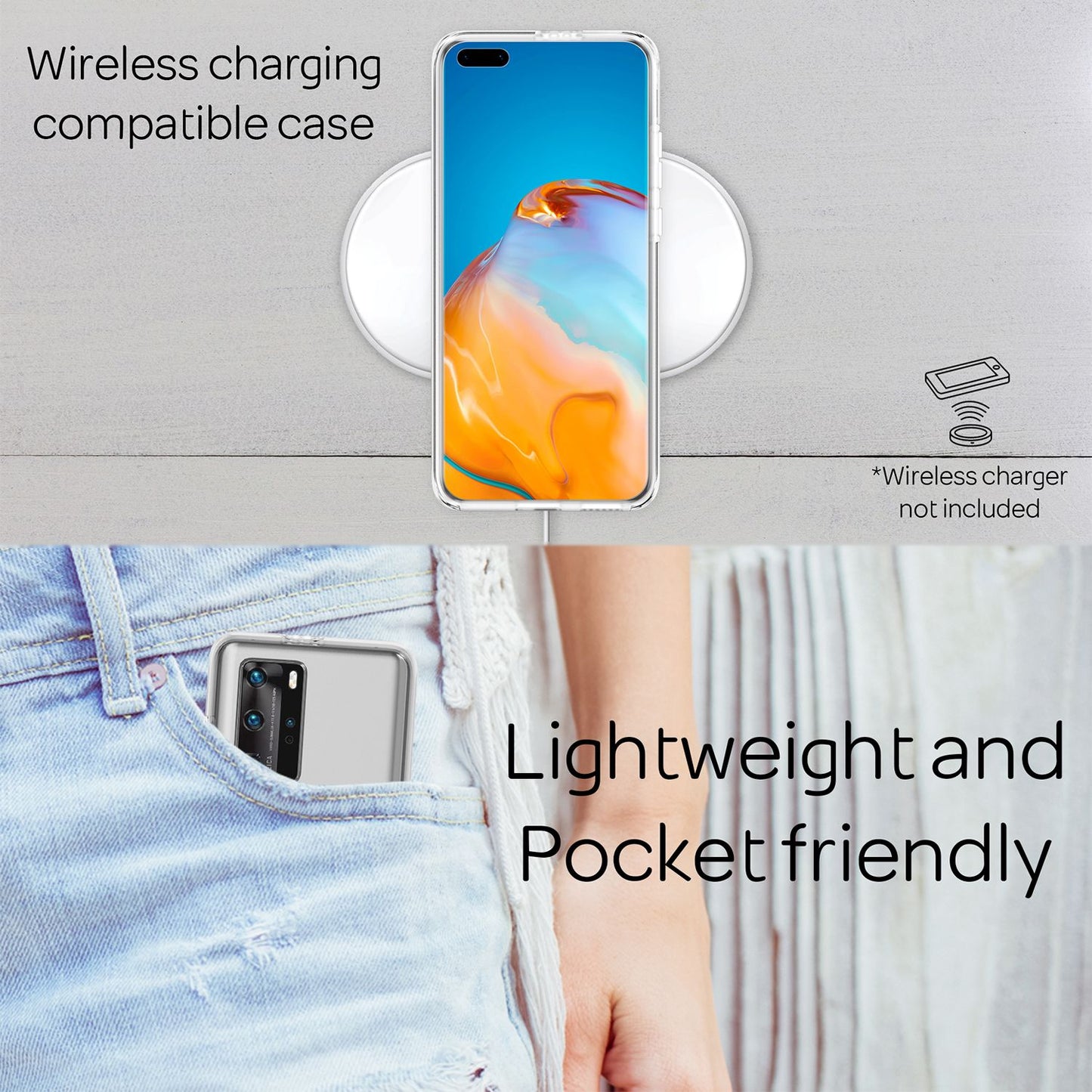 NALIA 360° Hülle für Huawei P40 Pro – Vorne & Hinten Schutz – 360GUARD (Full-Body Case) – Marke aus Berlin