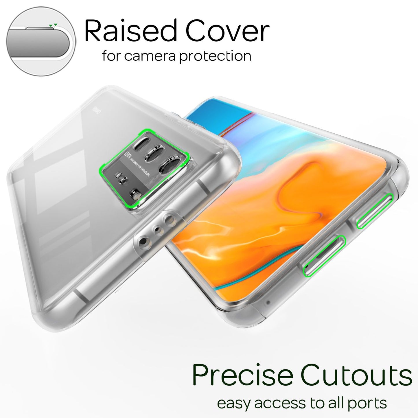 NALIA 360° Hülle für Huawei P40 Pro – Vorne & Hinten Schutz – 360GUARD (Full-Body Case) – Marke aus Berlin