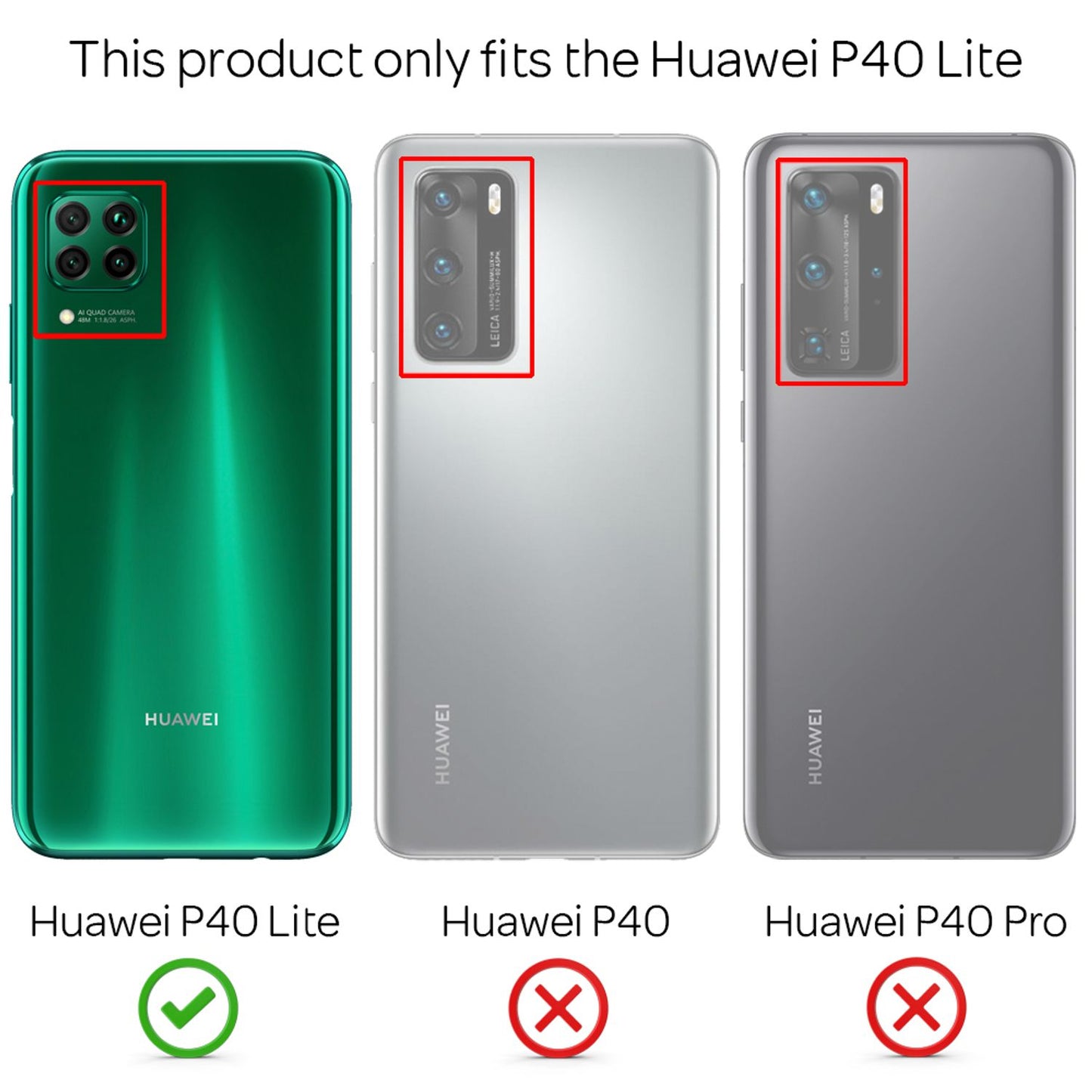NALIA Klapphülle kompatibel mit Huawei P40 lite Hülle, Slim Flip Case Kunst-Leder Handyhülle Hard Cover Etui 360 Grad, Handy-Tasche Phone Book Bumper Schutzhülle Wallet Klappbar