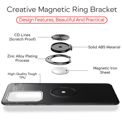 NALIA Ringhülle für Samsung Galaxy S20 Ultra – Ring-Ständer 360° & für Magnet-Halter – GRIP360 (Mattiertes Silikon Case) – Marke aus Berlin