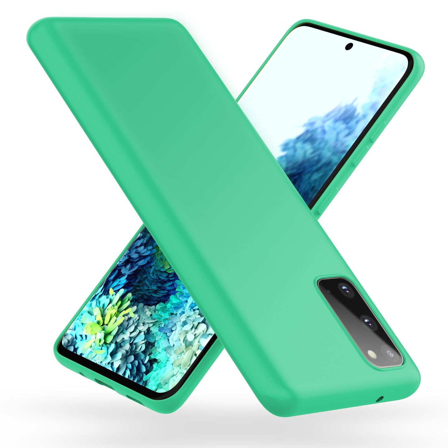 NALIA Neon Silikonhülle für Samsung Galaxy S20 – Soft-Touch & Signal-Neon – NEONSHOCK (Matte Schutzhülle) – Marke aus Berlin
