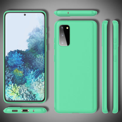 NALIA Neon Silikonhülle für Samsung Galaxy S20 – Soft-Touch & Signal-Neon – NEONSHOCK (Matte Schutzhülle) – Marke aus Berlin
