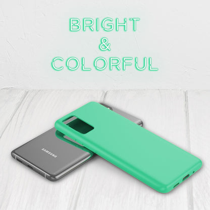 NALIA Neon Silikonhülle für Samsung Galaxy S20 – Soft-Touch & Signal-Neon – NEONSHOCK (Matte Schutzhülle) – Marke aus Berlin