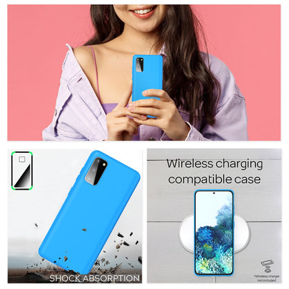 NALIA Neon Silikonhülle für Samsung Galaxy S20 – Soft-Touch & Signal-Neon – NEONSHOCK (Matte Schutzhülle) – Marke aus Berlin