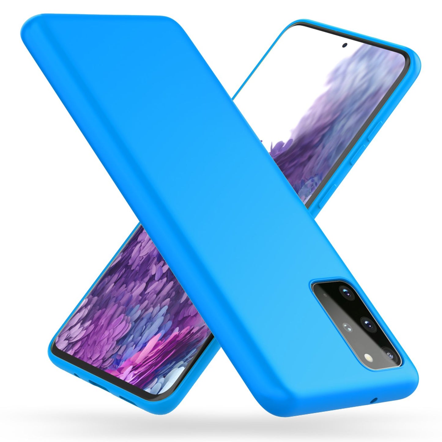 NALIA Neon Silikonhülle für Samsung Galaxy S20 Plus – Soft-Touch & Signal-Neon – NEONSHOCK (Matte Schutzhülle) – Marke aus Berlin