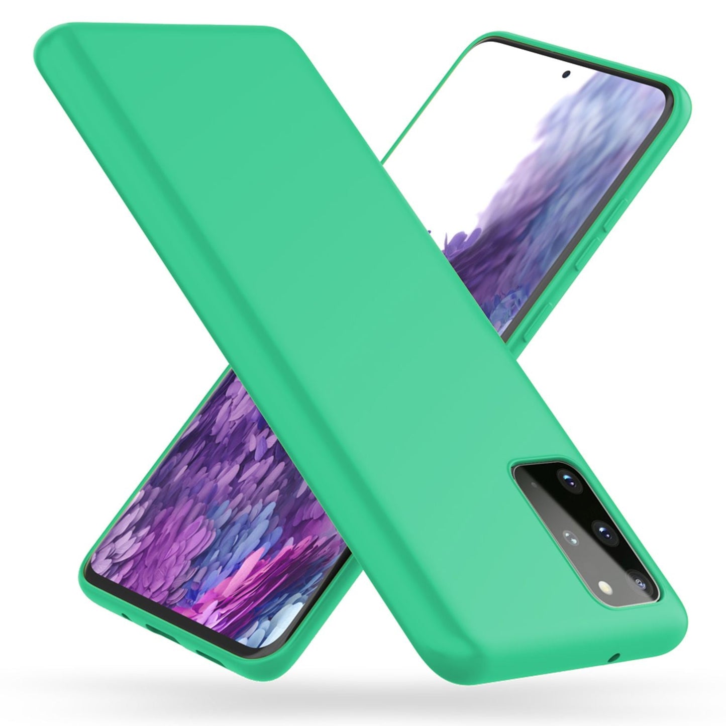 NALIA Neon Silikonhülle für Samsung Galaxy S20 Plus – Soft-Touch & Signal-Neon – NEONSHOCK (Matte Schutzhülle) – Marke aus Berlin