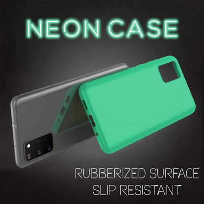 NALIA Neon Silikonhülle für Samsung Galaxy S20 Plus – Soft-Touch & Signal-Neon – NEONSHOCK (Matte Schutzhülle) – Marke aus Berlin