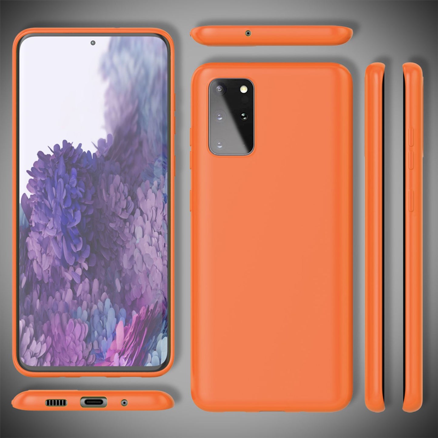 NALIA Neon Silikonhülle für Samsung Galaxy S20 Plus – Soft-Touch & Signal-Neon – NEONSHOCK (Matte Schutzhülle) – Marke aus Berlin