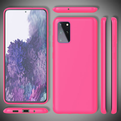 NALIA Neon Silikonhülle für Samsung Galaxy S20 Plus – Soft-Touch & Signal-Neon – NEONSHOCK (Matte Schutzhülle) – Marke aus Berlin