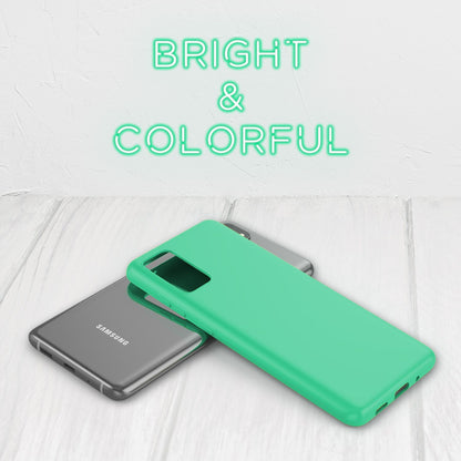 NALIA Neon Silikonhülle für Samsung Galaxy S20 Plus – Soft-Touch & Signal-Neon – NEONSHOCK (Matte Schutzhülle) – Marke aus Berlin