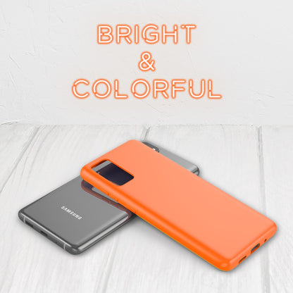 NALIA Neon Silikonhülle für Samsung Galaxy S20 Plus – Soft-Touch & Signal-Neon – NEONSHOCK (Matte Schutzhülle) – Marke aus Berlin