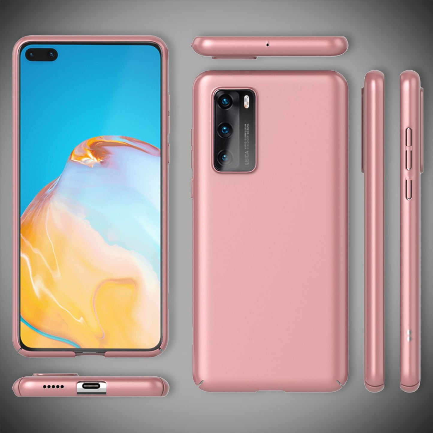 NALIA Ultra Slim Hardcase für Huawei P40 – Anti-Fingerabdruck & 0.5mm Dünn – PUREFIT (Matt & Leicht) – Marke aus Berlin