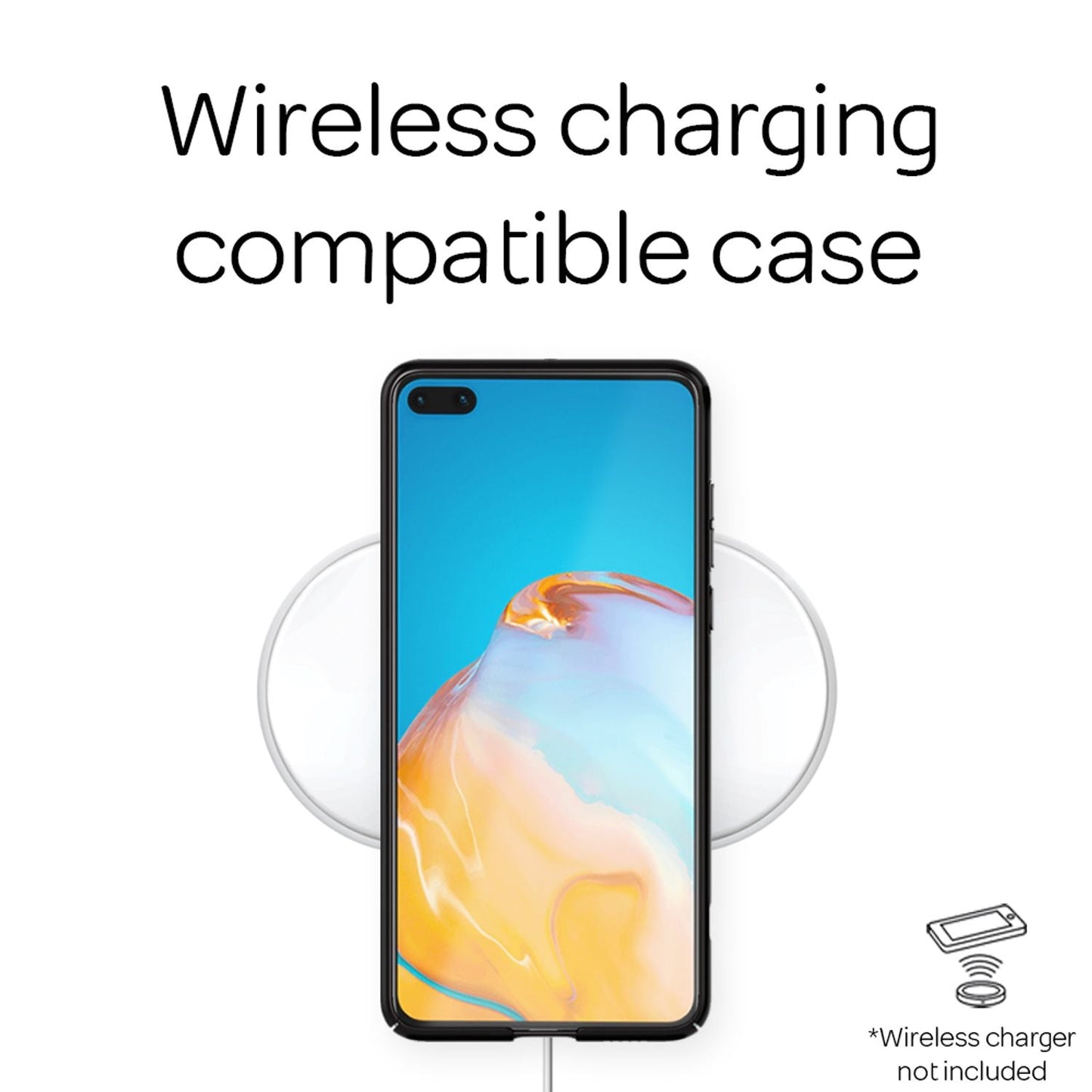 NALIA Ultra Slim Hardcase für Huawei P40 – Anti-Fingerabdruck & 0.5mm Dünn – PUREFIT (Matt & Leicht) – Marke aus Berlin
