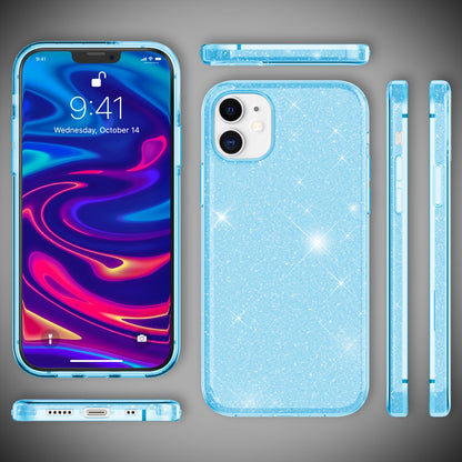 NALIA Glitzerhülle für iPhone 12 Mini – Funkelnder Glitzer-Look & Grip – SHINEPOP (Silikon Case) – Marke aus Berlin