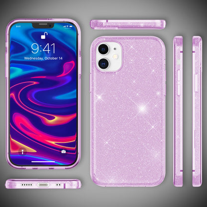 NALIA Glitzerhülle für iPhone 12 Mini – Funkelnder Glitzer-Look & Grip – SHINEPOP (Silikon Case) – Marke aus Berlin