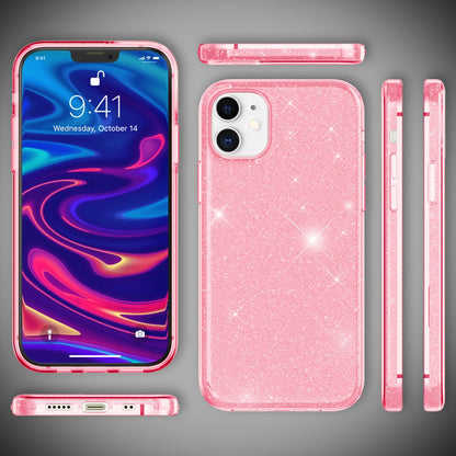 NALIA Glitzerhülle für iPhone 12 Mini – Funkelnder Glitzer-Look & Grip – SHINEPOP (Silikon Case) – Marke aus Berlin
