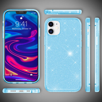 NALIA Glitzerhülle für iPhone 12 / 12 Pro – Funkelnder Glitzer-Look & Grip – SHINEPOP (Silikon Case) – Marke aus Berlin