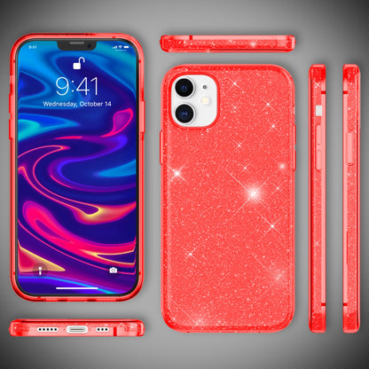 NALIA Glitzerhülle für iPhone 12 / 12 Pro – Funkelnder Glitzer-Look & Grip – SHINEPOP (Silikon Case) – Marke aus Berlin