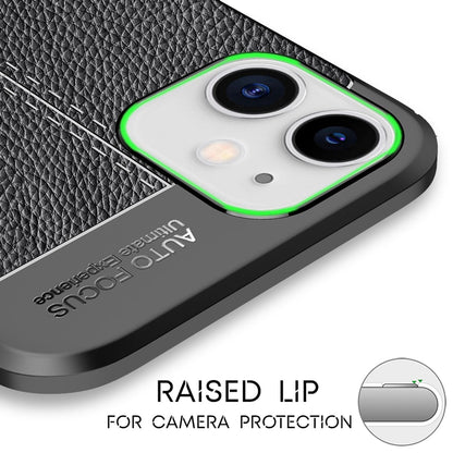 NALIA Leder-Optik Silikon Case für iPhone 12 Mini – Griffig & Matt – BARRON Handyhülle (Anti-Fingerprint, Stoßfest & Robust) – Marke aus Berlin