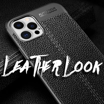 NALIA Leder-Optik Silikon Case für iPhone 12 Pro Max – Griffig & Matt – BARRON Handyhülle (Anti-Fingerprint, Stoßfest & Robust) – Marke aus Berlin
