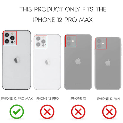NALIA Leder-Optik Silikon Case für iPhone 12 Pro Max – Griffig & Matt – BARRON Handyhülle (Anti-Fingerprint, Stoßfest & Robust) – Marke aus Berlin