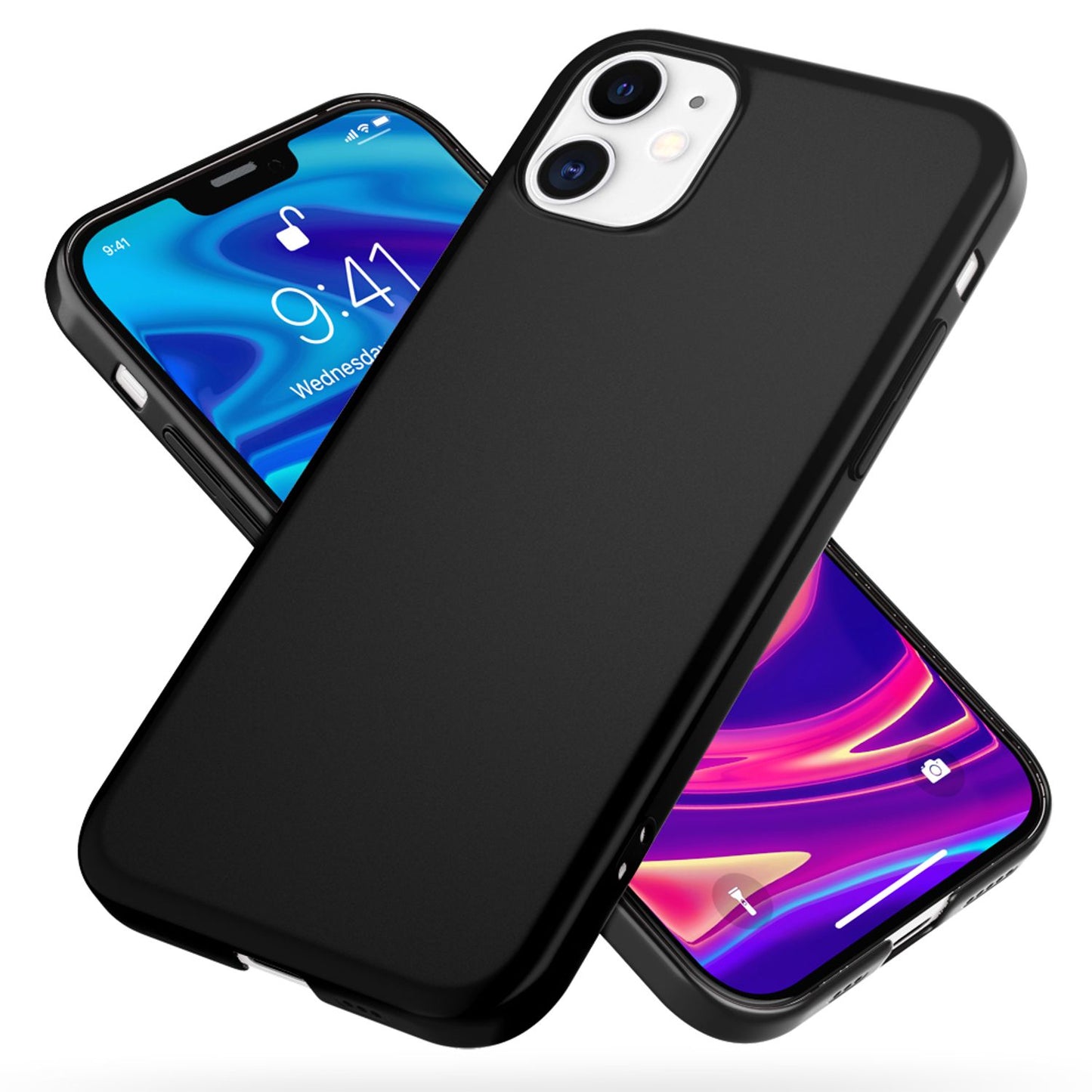NALIA Ultra Slim Hardcase für iPhone 12 Mini – Anti-Fingerabdruck & 0.5mm Dünn – PUREFIT (Matt & Leicht) – Marke aus Berlin