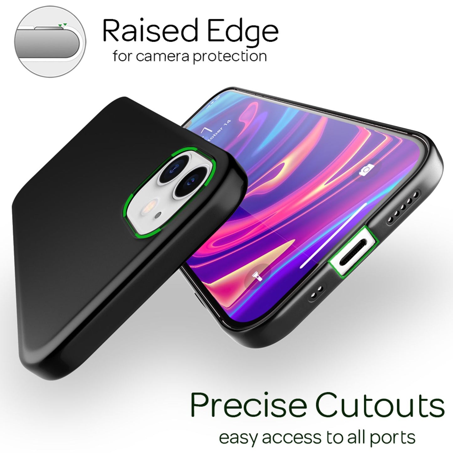 NALIA Ultra Slim Hardcase für iPhone 12 Mini – Anti-Fingerabdruck & 0.5mm Dünn – PUREFIT (Matt & Leicht) – Marke aus Berlin