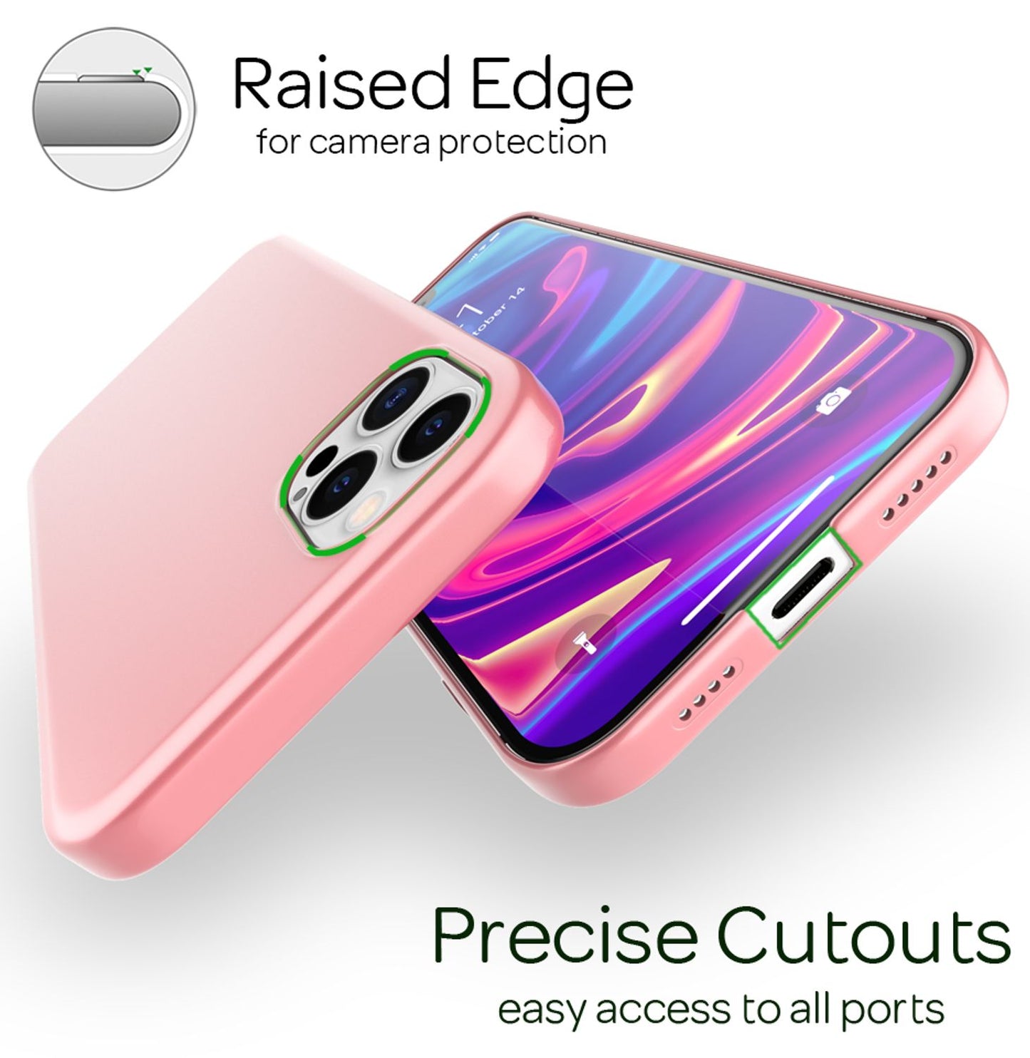 NALIA Ultra Slim Hardcase für iPhone 12 Pro Max – Anti-Fingerabdruck & 0.5mm Dünn – PUREFIT (Matt & Leicht) – Marke aus Berlin