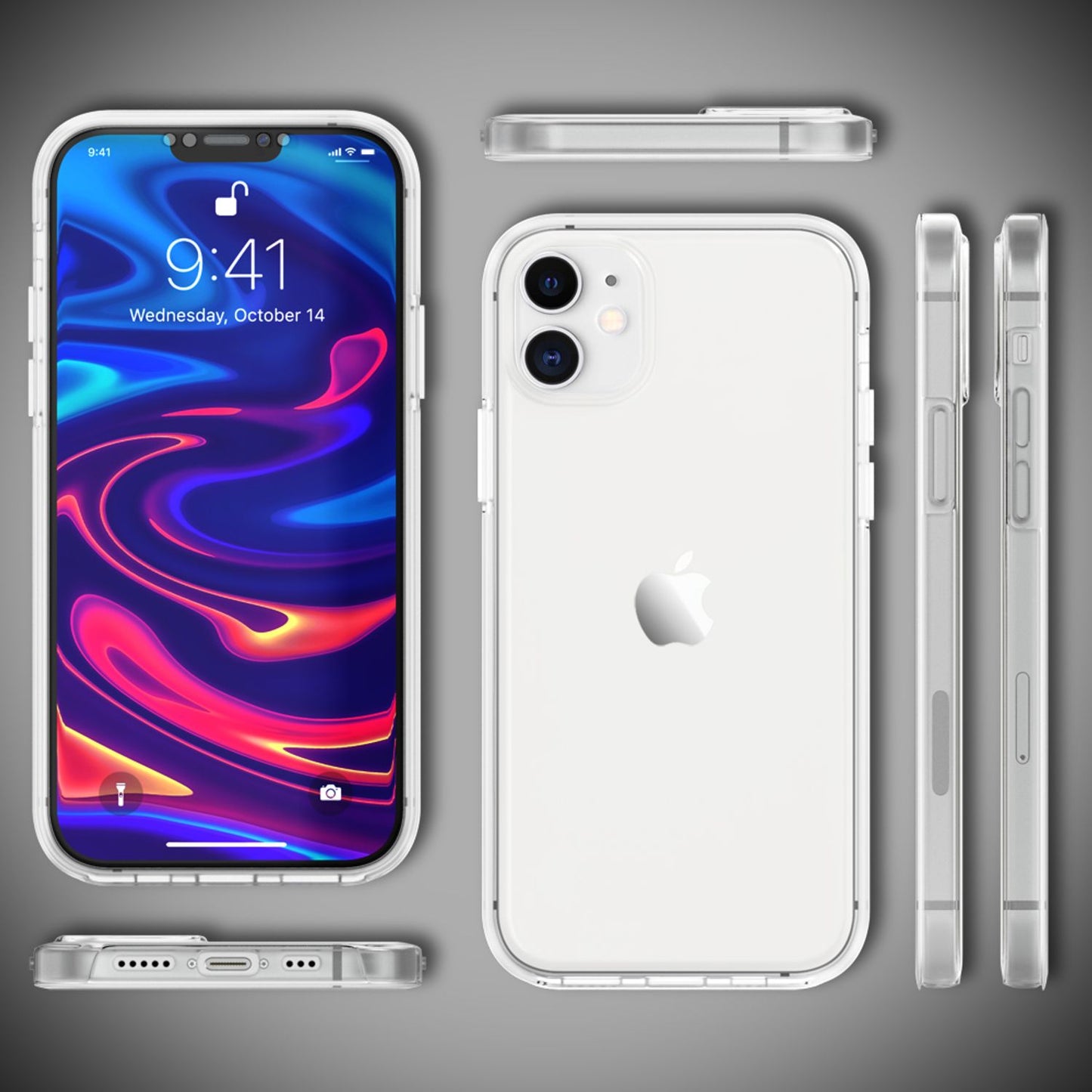 NALIA 360° Hülle für iPhone 12 / 12 Pro – Vorne & Hinten Schutz – 360GUARD (Full-Body Case) – Marke aus Berlin