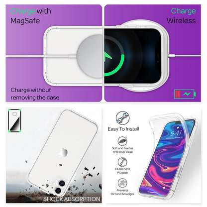 NALIA 360° Hülle für iPhone 12 / 12 Pro – Vorne & Hinten Schutz – 360GUARD (Full-Body Case) – Marke aus Berlin