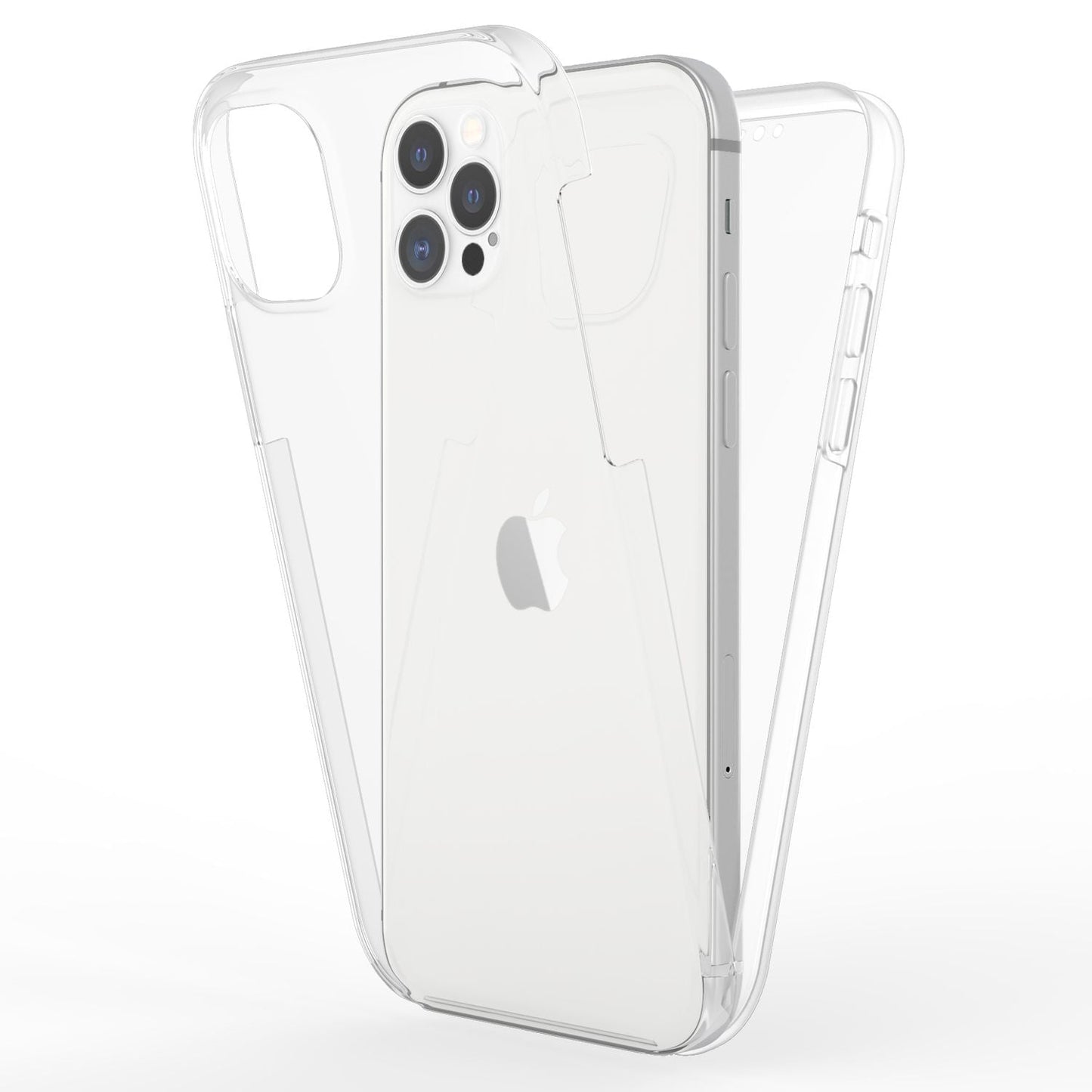 NALIA 360° Hülle für iPhone 12 Pro Max – Vorne & Hinten Schutz – 360GUARD (Full-Body Case) – Marke aus Berlin
