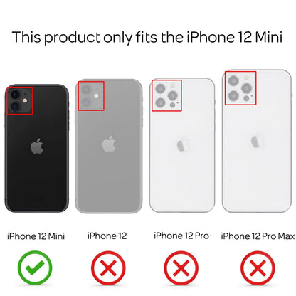 NALIA Handykette für iPhone 12 Mini – Transparentes Hybrid-Case & Band – HANGIT (Anti-Gelb Rückseite & Verstellbar) – Marke aus Berlin