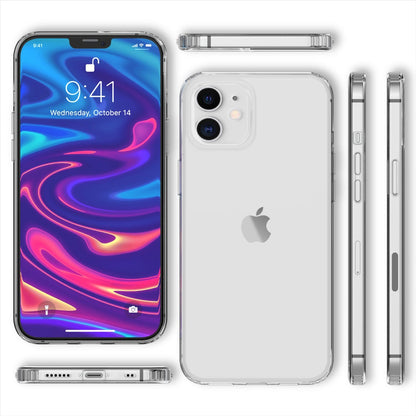 NALIA Transparente Hülle für iPhone 12 Mini – Harte Rückseite & Silikon Rand – IGNITE (Stoßfeste Handyhülle & Verstärkte Ecken) – Marke aus Berlin