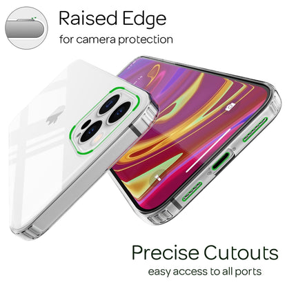 NALIA Transparente Hülle für iPhone 12 Pro Max – Harte Rückseite & Silikon Rand – IGNITE (Stoßfeste Handyhülle & Verstärkte Ecken) – Marke aus Berlin