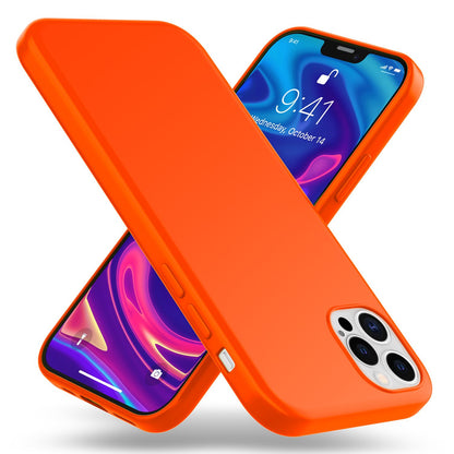 NALIA Neon Silikonhülle für iPhone 12 Pro Max – Soft-Touch & Signal-Neon – NEONSHOCK (Matte Schutzhülle) – Marke aus Berlin