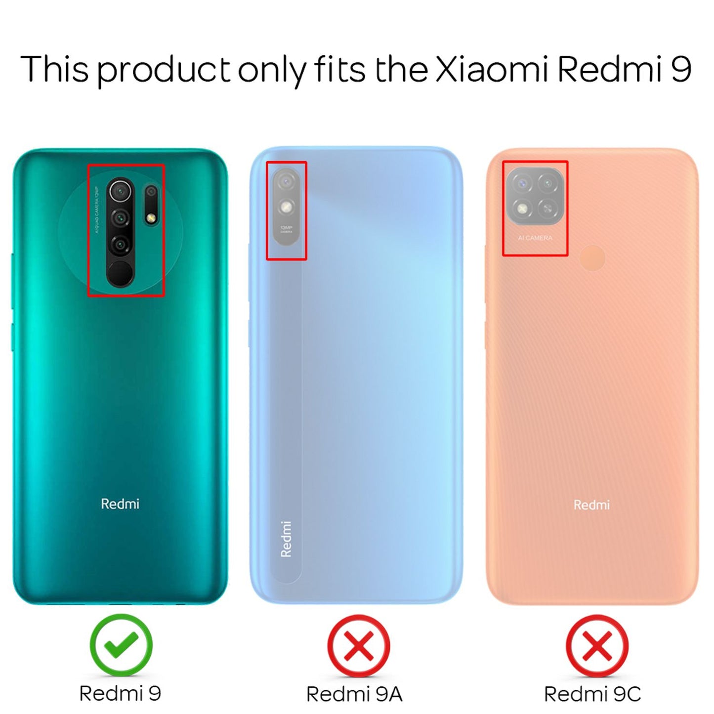 NALIA Panzerhülle für Xiaomi Redmi 9 – Ring-Ständer 360° & Magnet-Halterung Kompatibel – RINGDEFEND (Stoßfestes Outdoor Case) – Marke aus Berlin