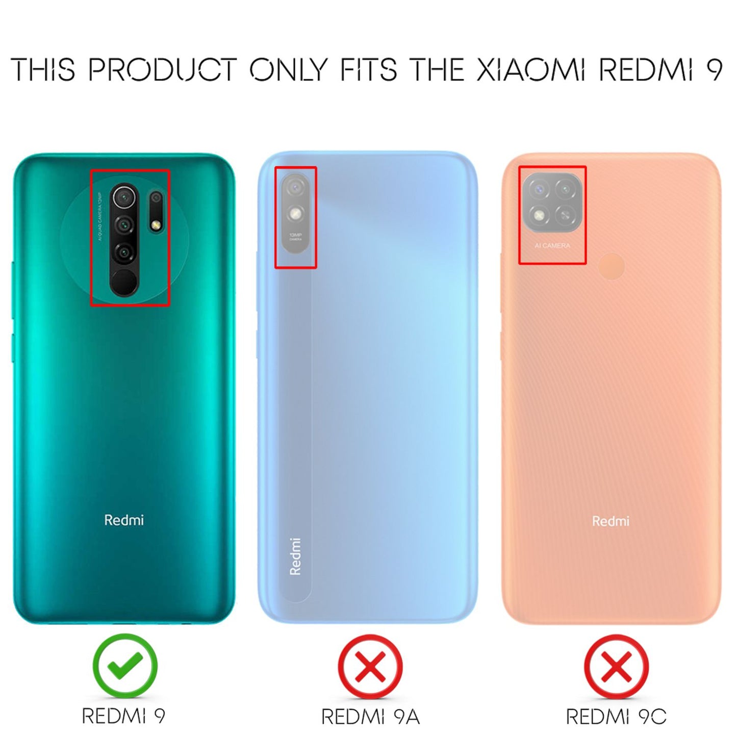 NALIA Silikonhülle für Xiaomi Redmi 9 – Rutschfest & Matt – VORTEX (Gebürstete Optik & Carbon Design) – Marke aus Berlin