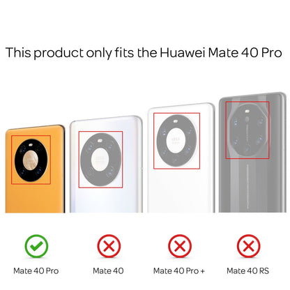 NALIA Transparente Hülle für Huawei Mate 40 Pro – Harte Rückseite & Silikon Rand – IGNITE (Stoßfeste Handyhülle & Verstärkte Ecken) – Marke aus Berlin