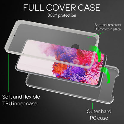 NALIA 360° Hülle für Samsung Galaxy S20 Ultra – Vorne & Hinten Schutz – 360GUARD (Full-Body Case) – Marke aus Berlin
