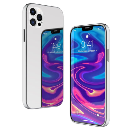 NALIA Spiegelhülle für iPhone 12 Pro Max – Echtes Glas (9H Spiegel & Robust) – RAYN (Premium Hardcase & Silikon Bumper) – Marke aus Berlin
