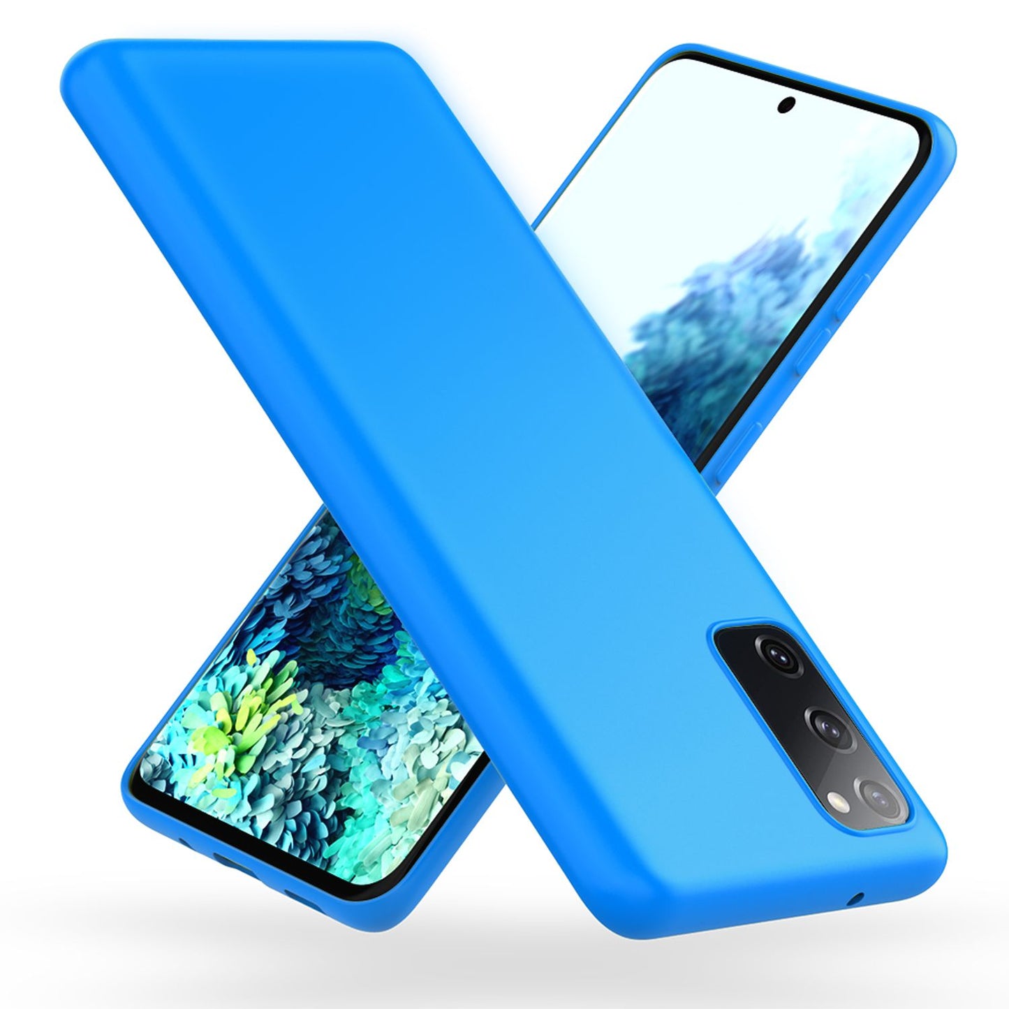 NALIA Neon Silikonhülle für Samsung Galaxy S20 FE – Soft-Touch & Signal-Neon – NEONSHOCK (Matte Schutzhülle) – Marke aus Berlin