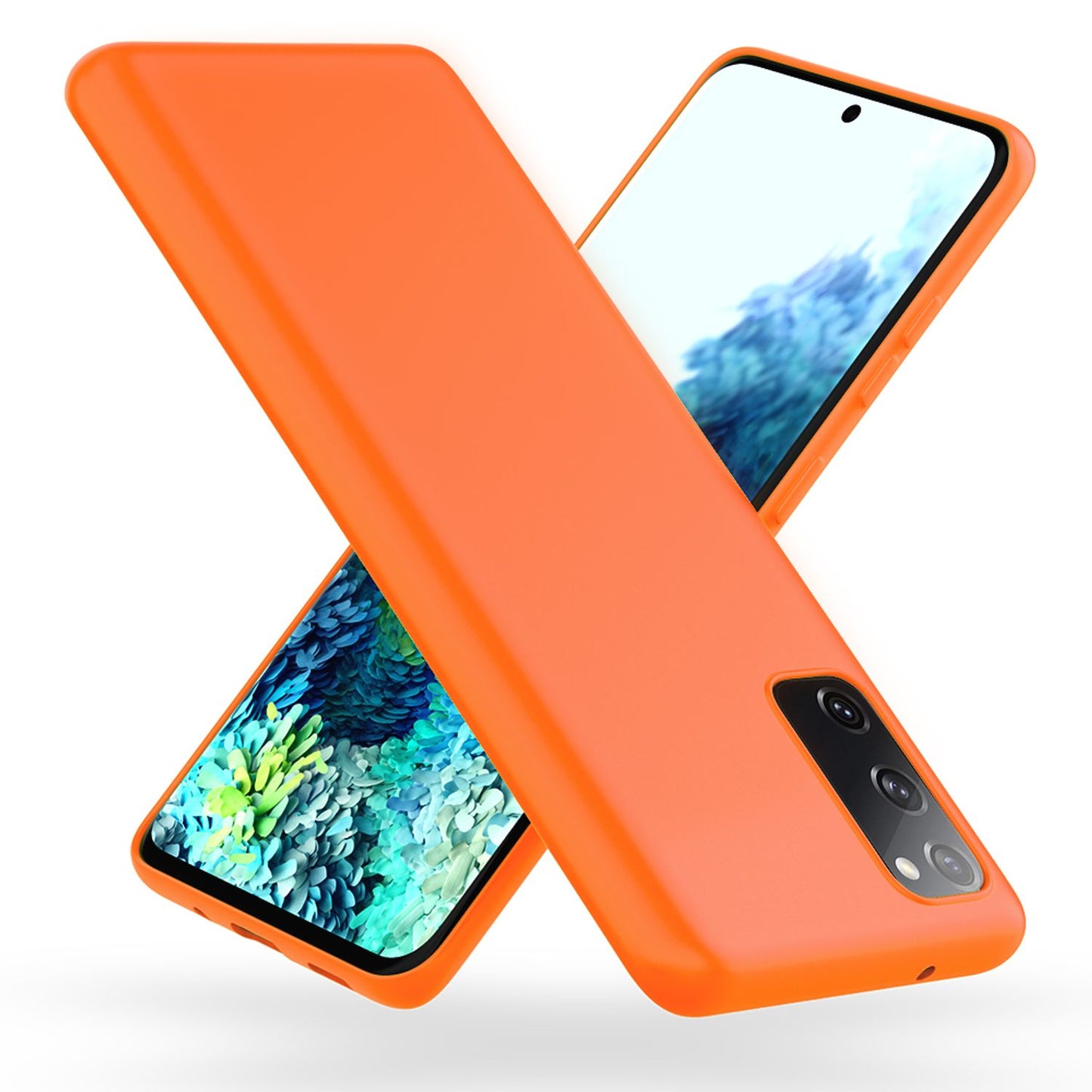 NALIA Neon Silikonhülle für Samsung Galaxy S20 FE – Soft-Touch & Signal-Neon – NEONSHOCK (Matte Schutzhülle) – Marke aus Berlin