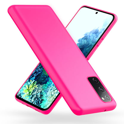 NALIA Neon Silikonhülle für Samsung Galaxy S20 FE – Soft-Touch & Signal-Neon – NEONSHOCK (Matte Schutzhülle) – Marke aus Berlin