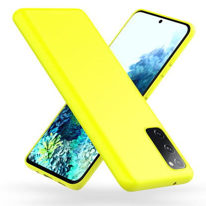 NALIA Neon Silikonhülle für Samsung Galaxy S20 FE – Soft-Touch & Signal-Neon – NEONSHOCK (Matte Schutzhülle) – Marke aus Berlin