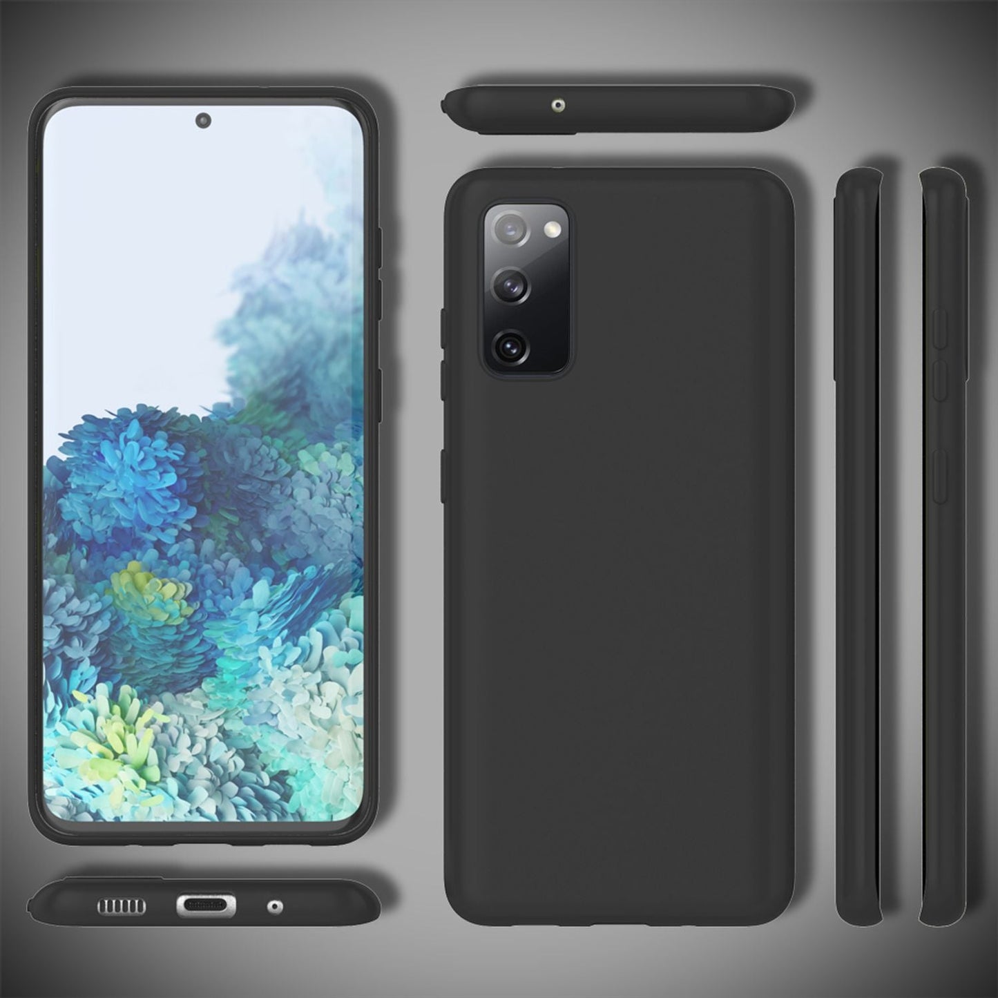 NALIA Neon Silikonhülle für Samsung Galaxy S20 FE – Soft-Touch & Signal-Neon – NEONSHOCK (Matte Schutzhülle) – Marke aus Berlin