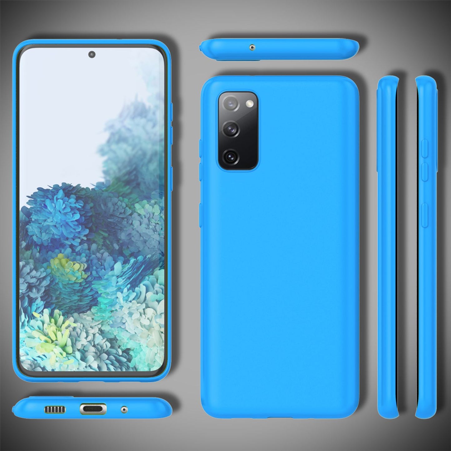 NALIA Neon Silikonhülle für Samsung Galaxy S20 FE – Soft-Touch & Signal-Neon – NEONSHOCK (Matte Schutzhülle) – Marke aus Berlin