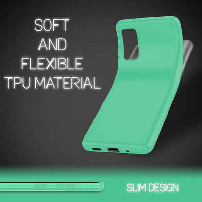 NALIA Neon Silikonhülle für Samsung Galaxy S20 FE – Soft-Touch & Signal-Neon – NEONSHOCK (Matte Schutzhülle) – Marke aus Berlin